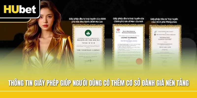 Kiểm tra thông tin cấp phép giúp người dùng có thêm cơ sở đánh giá nền tảng