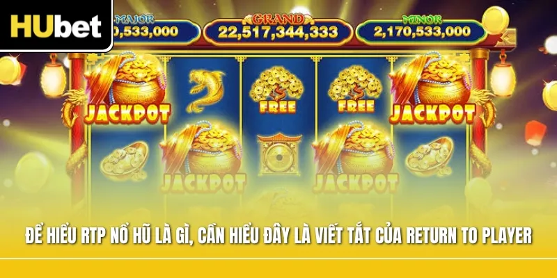 Để hiểu RTP nổ hũ là gì, người chơi cần biết đây là viết tắt của Return To Player